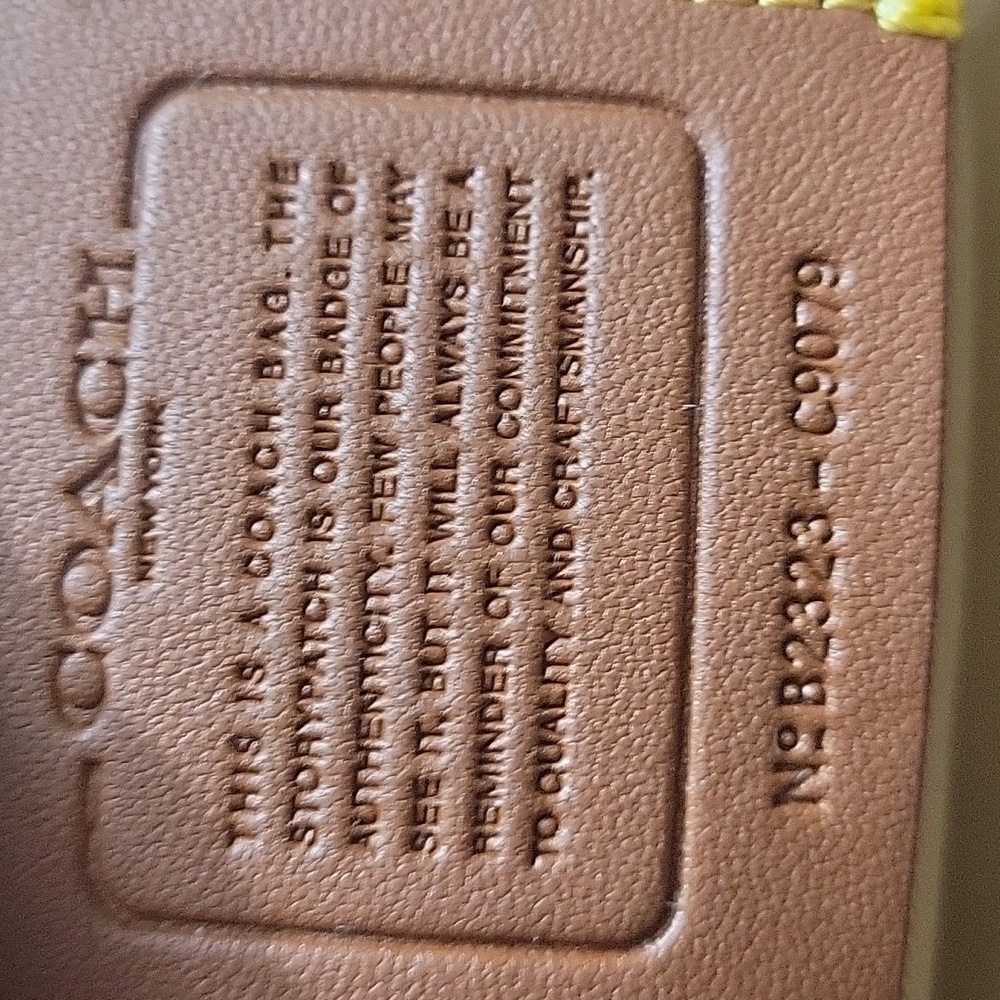 COACH BADGE ELISE SATCHEL  BAG NWOT - Picture 13 of 14